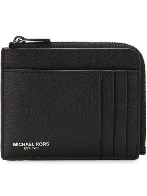 michael kors zip-around wallet men|Michael Kors zippered wallet.